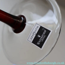 Load image into Gallery viewer, Rare John Rocha for Waterford Crystal. Pair of Large LUME Red Wine Glasses. In Presentation Box. 500 ml
