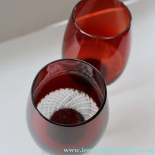 Load image into Gallery viewer, Rare John Rocha for Waterford Crystal. Pair of Large LUME Red Wine Glasses. In Presentation Box. 500 ml
