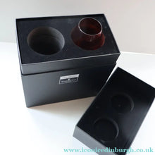 Load image into Gallery viewer, Rare John Rocha for Waterford Crystal. Pair of Large LUME Red Wine Glasses. In Presentation Box. 500 ml
