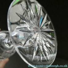 Load image into Gallery viewer, SET OF SIX. Vintage Waterford Crystal KENMARE (Cut) Stemmed CLARET Glasses. 6 inches
