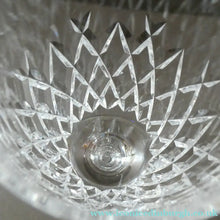 Load image into Gallery viewer, Vintage WATERFORD CRYSTAL "Boyne". PAIR of Large White Wine / Champagne Glasses
