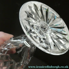 Load image into Gallery viewer, Vintage WATERFORD CRYSTAL "Boyne". PAIR of Large White Wine / Champagne Glasses
