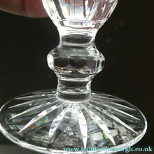 Load image into Gallery viewer, Vintage WATERFORD CRYSTAL "Boyne". PAIR of Large White Wine / Champagne Glasses
