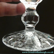 Load image into Gallery viewer, Vintage WATERFORD CRYSTAL "Boyne". PAIR of Large White Wine / Champagne Glasses
