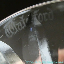 Load image into Gallery viewer, Vintage WATERFORD CRYSTAL "Boyne". PAIR of Large White Wine / Champagne Glasses
