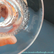 Load image into Gallery viewer, Vintage Waterford Claret or White Wine Glass. Colleen Pattern

