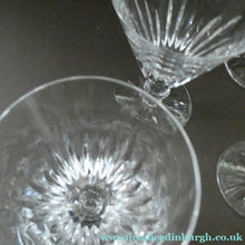 Load image into Gallery viewer, Vintage WATERFORD CRYSTAL "Eileen" SINGLE. Small White Wine Glass. 5 inches in height (Four Available)
