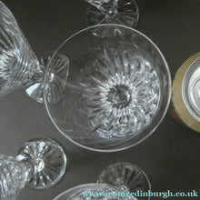 Load image into Gallery viewer, Vintage WATERFORD CRYSTAL "Eileen" SINGLE. Small White Wine Glass. 5 inches in height (Four Available)
