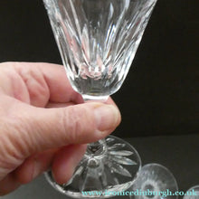Load image into Gallery viewer, Vintage WATERFORD CRYSTAL "Eileen" SINGLE. Small White Wine Glass. 5 inches in height (Four Available)
