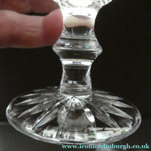 Load image into Gallery viewer, Vintage WATERFORD CRYSTAL "Eileen" SINGLE. Small White Wine Glass. 5 inches in height (Four Available)
