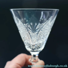 Load image into Gallery viewer, SINGLE Vintage WATERFORD CRYSTAL "Dunmore"  White Wine or Claret Glass. 5 1/4  inches
