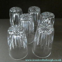 Load image into Gallery viewer, WATERFORD CRYSTAL "Eileen" Smaller 5 oz Tumbler. SET OF SIX. Each 3 1/2 inches in height Media 1 of 13
