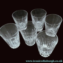 Load image into Gallery viewer, WATERFORD CRYSTAL "Eileen" Smaller 5 oz Tumbler. SET OF SIX. Each 3 1/2 inches in height Media 1 of 13
