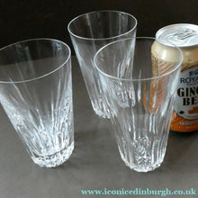 Load image into Gallery viewer,  WATERFORD CRYSTAL "Eileen" Tall 12 oz Tumbler. SET OF SIX. Each 5 inches in height
