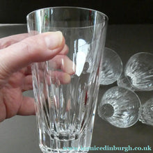 Load image into Gallery viewer,  WATERFORD CRYSTAL "Eileen" Tall 12 oz Tumbler. SET OF SIX. Each 5 inches in height
