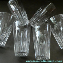Load image into Gallery viewer,  WATERFORD CRYSTAL "Eileen" Tall 12 oz Tumbler. SET OF SIX. Each 5 inches in height
