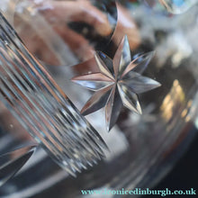 Load image into Gallery viewer, STUNNING LARGE: Rare 1930s Art Deco Crystal Water Jug WEBB CORBETT. 7 1/2 inches in height - VINTAGE CRYSTAL GLASSES
