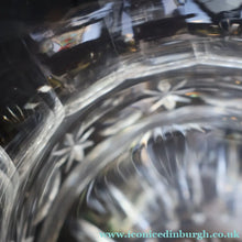 Load image into Gallery viewer, STUNNING LARGE: Rare 1930s Art Deco Crystal Water Jug WEBB CORBETT. 7 1/2 inches in height - VINTAGE CRYSTAL GLASSES
