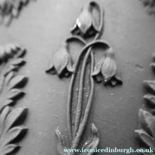 Load image into Gallery viewer, WEDGWOOD Edwardian Black Basalt Spill Vase with Ancanthus Scolls, Garlands, Ram's Head Mask. Height 8 1/2 inches
