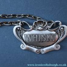 Load image into Gallery viewer, Wee Job Lot: Four Vintage Bottle Labels. The Port One is Coalport. Two Limoges &amp; One White Metal Whisky
