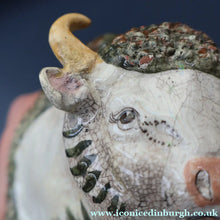 Load image into Gallery viewer, WELSH INTEREST: Collectable 1950s Figurine by BASIL MATTHEWS (1913 - 1985) of a Bison
