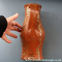 Load image into Gallery viewer, WELSH STUDIO POTTERY. Large Red Glazed Stoneware Jug by Terry Bell Hughes (b. 1937). 11 3/4 inches
