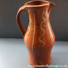 Load image into Gallery viewer, WELSH STUDIO POTTERY. Large Red Glazed Stoneware Jug by Terry Bell Hughes (b. 1937). 11 3/4 inches
