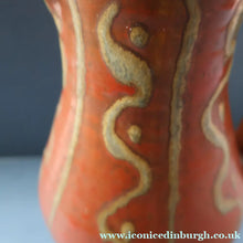 Load image into Gallery viewer, WELSH STUDIO POTTERY. Large Red Glazed Stoneware Jug by Terry Bell Hughes (b. 1937). 11 3/4 inches
