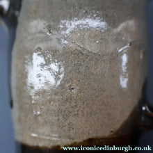 Load image into Gallery viewer, WELSH STUDIO POTTERY. Large Stoneware Jug with Dripping Glaze Decoration by Terry Bell Hughes (b. 1937)
