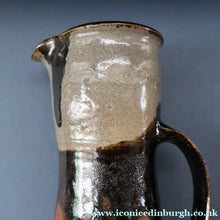 Load image into Gallery viewer, WELSH STUDIO POTTERY. Large Stoneware Jug with Dripping Glaze Decoration by Terry Bell Hughes (b. 1937)
