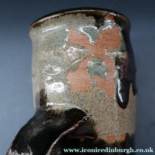 Load image into Gallery viewer, WELSH STUDIO POTTERY. Large Stoneware Jug with Dripping Glaze Decoration by Terry Bell Hughes (b. 1937)
