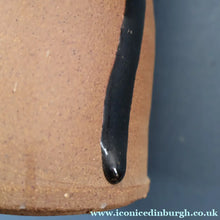 Load image into Gallery viewer, WELSH STUDIO POTTERY. Large Stoneware Jug with Dripping Glaze Decoration by Terry Bell Hughes (b. 1937)
