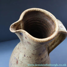 Load image into Gallery viewer, WELSH STUDIO POTTERY. Massive Stoneware Jug with Speckled Oatmeal Glaze by Terry Bell Hughes (b. 1937). 15 3/4 inches

