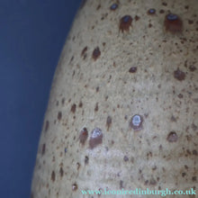 Load image into Gallery viewer, WELSH STUDIO POTTERY. Massive Stoneware Jug with Speckled Oatmeal Glaze by Terry Bell Hughes (b. 1937). 15 3/4 inches
