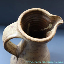 Load image into Gallery viewer, WELSH STUDIO POTTERY. Massive Stoneware Jug with Speckled Oatmeal Glaze by Terry Bell Hughes (b. 1937). 15 3/4 inches
