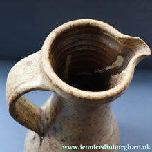 Load image into Gallery viewer, WELSH STUDIO POTTERY. Massive Stoneware Jug with Speckled Oatmeal Glaze by Terry Bell Hughes (b. 1937). 15 3/4 inches
