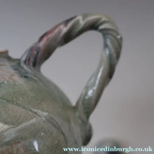 Load image into Gallery viewer, WELSH STUDIO POTTERY. Quirky 1970s Stoneware Teapot with Applied Elephant Decorations by Terry Bell Hughes (b. 1937)
