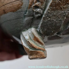 Load image into Gallery viewer, WELSH STUDIO POTTERY. Quirky 1970s Stoneware Teapot with Applied Elephant Decorations by Terry Bell Hughes (b. 1937)
