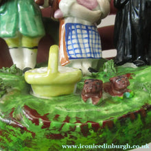 Load image into Gallery viewer, Antique Staffordshire Figurine: The Tithe Pig Pearlware
