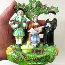 Load image into Gallery viewer, Antique Staffordshire Figurine: The Tithe Pig Pearlware
