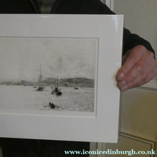 Load image into Gallery viewer, ORIGINAL ETCHING: William Lionel Wyllie (1851 – 1931)  THE OBAN REGATTA. Pencil Signed (1921)
