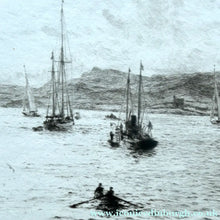 Load image into Gallery viewer, ORIGINAL ETCHING: William Lionel Wyllie (1851 – 1931)  THE OBAN REGATTA. Pencil Signed (1921)
