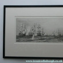 Load image into Gallery viewer, ORIGINAL ETCHING: William Lionel Wyllie (1851 – 1931) Battle of Trafalgar; c 1920. Pencil Signed - British Prints
