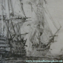 Load image into Gallery viewer, ORIGINAL ETCHING: William Lionel Wyllie (1851 – 1931) Battle of Trafalgar; c 1920
