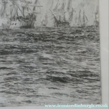 Load image into Gallery viewer, ORIGINAL ETCHING: William Lionel Wyllie (1851 – 1931) Battle of Trafalgar; c 1920

