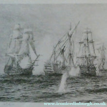 Load image into Gallery viewer, ORIGINAL ETCHING: William Lionel Wyllie (1851 – 1931) Battle of Trafalgar; c 1920
