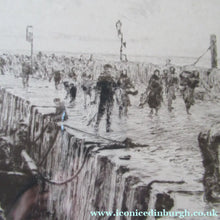 Load image into Gallery viewer, ORIGINAL ETCHING: William Lionel Wyllie (1851 – 1931) Herring Fishers at Fisherrow, Musselburgh Harbour. Pencil Signed; 1920s
