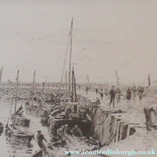 Load image into Gallery viewer, ORIGINAL ETCHING: William Lionel Wyllie (1851 – 1931) Herring Fishers at Fisherrow, Musselburgh Harbour. Pencil Signed; 1920s
