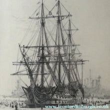 Load image into Gallery viewer, William Lionel Wyllie (1851 – 1931) HMS Victory in Portsmouth Dockyard. Pencil Signed Etching
