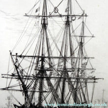 Load image into Gallery viewer, William Wyllie HMS Victory Portsmouth Signed Drypoint Etching
